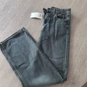 Zara TRF MID RISE WIDE LEG Denim Jeans